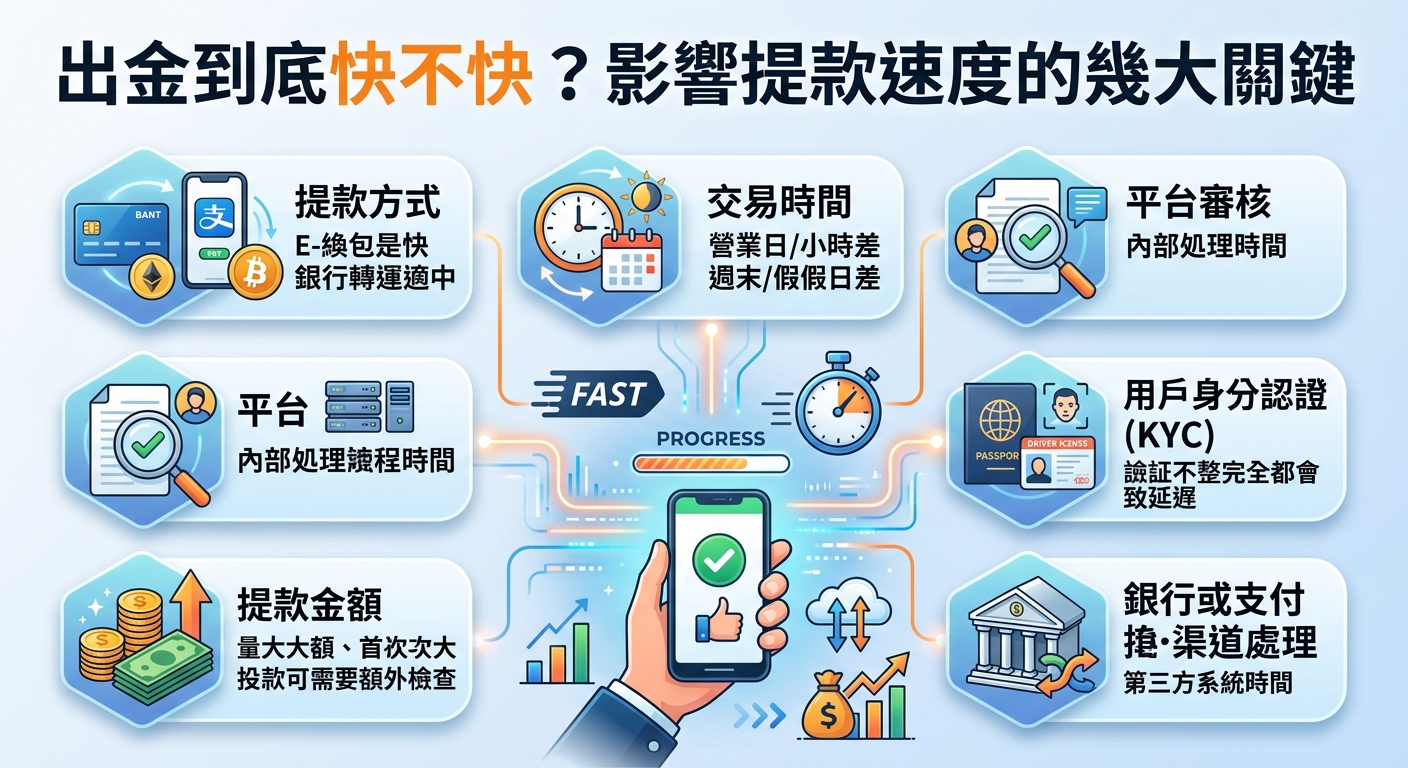 出金到底快不快？影響提款速度的幾大關鍵